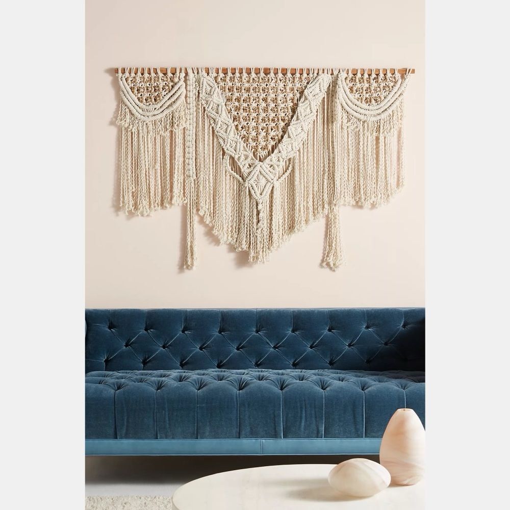 Anthropologie Handwoven Lenny Wall Hanging
